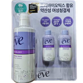 썸머스이브 밸런스 페미닌워시 여성청결제 444ml+59ml X 2입 + 알콜솜, 1개