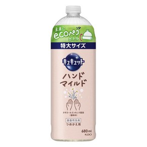 카오 큐큣토 주방세제 핸드 마일드 카모마일향 리필 680ml