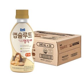 앱솔루트 엄마가 만든 프리미엄 명작 액상 분유 2단계 6-12개월 240ml, 24개