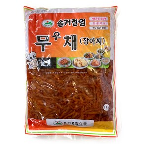 우리존 솔거 무우채 장아찌 10kg(1kgx10팩)