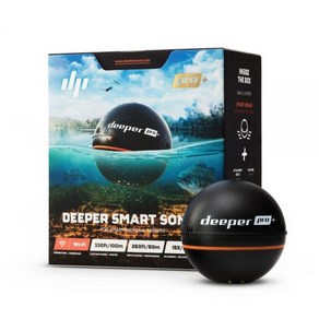 Deeper PRO 스마트 Sonar 캐스터블 및 휴대용 스마트 소나 WiFi 어군 탐지기 해안 얼음 낚시 탐지기 카약 보트용