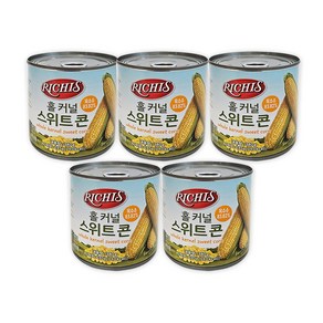 코스트코 리치스 홀커널 스위트콘 옥수수콘 캔 통조림 샐러드, 5개, 340g