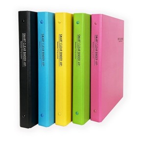 스마트클리어바인더(SCB-40/A4/40P/분홍), 단품