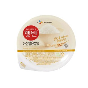 햇반 아산 맑은 쌀밥 210g 12개