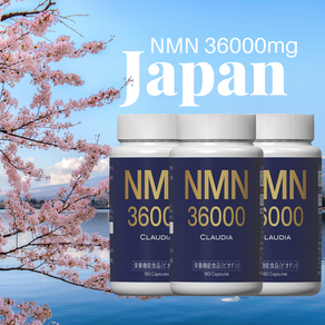 일본 NMN 영양제 효능 36000mg 3병 노화의 종말, 180정, 3개