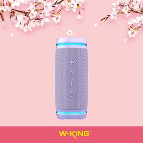 W-KING 더블유킹 Bysical D3mini 바이크 라이딩 캠핑 아웃도어 블루투스 스피커 방수기능, D3mini 스피커 퍼플 에디션