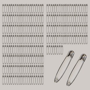 [어반하우스] 시침용 대용량 중형 옷핀 3.3cm 250개입 옷수선 벌크형