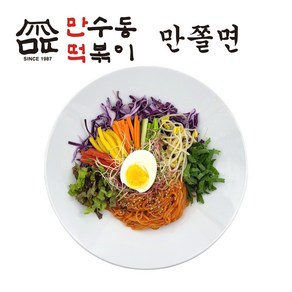 만쫄면 (2인 쫄면 밀키트) 760g 만수동떡볶이 만떡, 1개