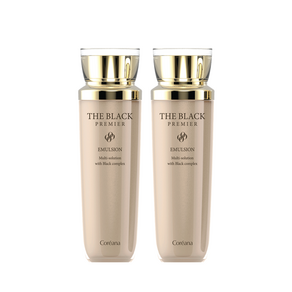 코리아나 더블랙 프리미어 에멀션, 140ml, 2개