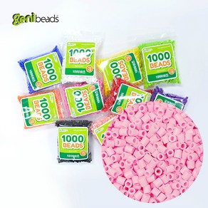 지니비즈(GENIBEADS) 리필용 싱글비즈_지니비즈 1000비즈, 라이트핑크, 1개