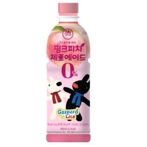 골든싸이]가스파드&리사_핑크피치에이드제로 350ml 6개