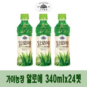 가야농장 알로에농장 340ml 알로에 주스, 24개