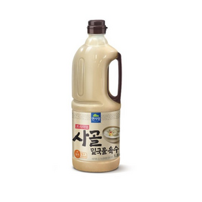 사골육수(면사랑 1.8L)X6 업소용 밑국물 육수 사골 농축액, 6개, 1.8L