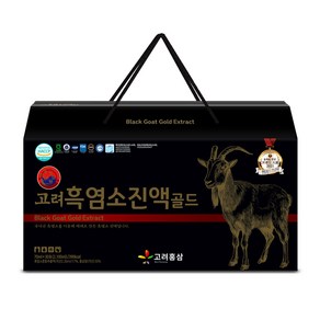 개성홍삼 정삼원 성문 고려 흑염소진액 골드, 30개, 70ml