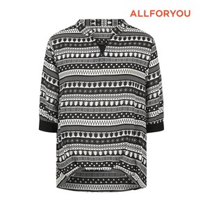 [올포유] 여성 트리 프린트 블라우스 ALBLL5456-199