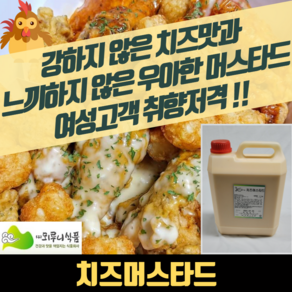 뫼루니식품 드레싱 치즈머스타드소스 4KG 크림 치즈맛, 1개