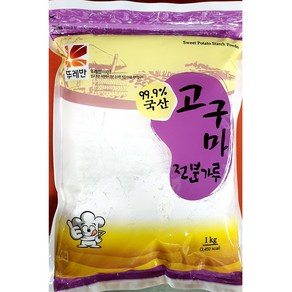 고구마전분(100프로 뚜레반 1kg) 업소용 고구마가루 분말