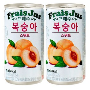 일화 프레주 복숭아 스위트 175ml x 60캔 과일 주스 스크린골프 당구장 업소용 도매 단캔 미니음료수, 60개