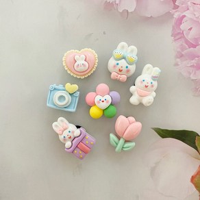 예세서리 신발 파츠 세트 토끼 파티를 시작하지 7pcs (30개한정)