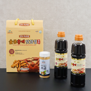 [해풍청송] 울금홍게 맛간장소스 선물세트1호, 500ml, 1개