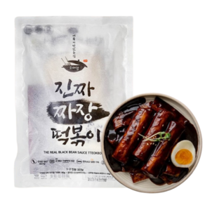 오마뎅 진짜 짜장 떡볶이 주문즉시배송, 1개, 322g