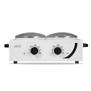 J&CO 워머기2구 화이트 캔용량 500ml 2구 / 반영구화장재료 왁싱, 1개