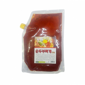 텃밭 냉장 순두부찌개 양념 1.2kg, 2개