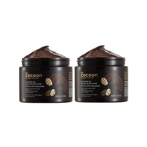 베트남 Cocoon 코쿤 커피 바디 스크럽 묵은 각질 제거 tay da chet body Cocoon, 200ml, 2개