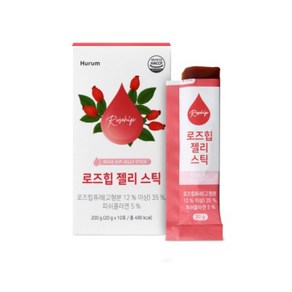 Huum 로즈힙 젤리스틱 유럽산 야생 ROSE HIP 퓨레 피쉬콜라겐 엘라스틴 10포, 1개, 200g