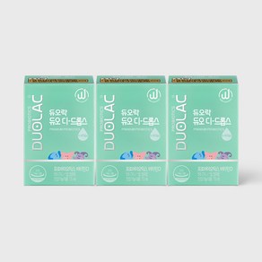 [듀오락]듀오 디 드롭스7.5ml (45일분) 3개 / 아기 액상 유산균 + 비타민D(드롭퍼 포함), 7.5ml