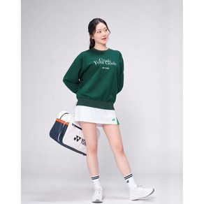 요넥스 티셔츠 2023FW 233TL002U DARK GREEN 남여공용 오버핏 맨투맨 티셔츠 오남스포츠