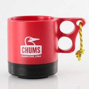 첨스 캠퍼 머그컵 부비 250ML CHUMS, RED/BLACK, 1개