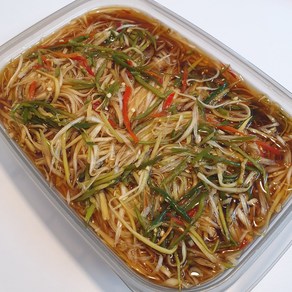 대파장아찌 새콤 매콤 짜지 않은 파채 장아찌, 1개, 500g