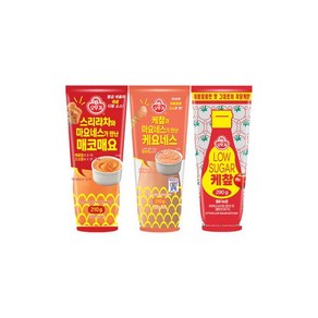 오뚜기 케요네스 310g+스리라차와 마요네스가 만난 매코매요 210g+Low suga 케찹 290g