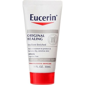 Eucein Oiginal Healing 수딩 리페어 리치 로션 무향 건조한 피부 28.3g(1온스) 여행용 사이즈 (6팩)