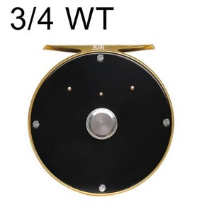 56wt 왼손 79wt 릴 디자인 및 오른손 플라이 변환 클래식 낚시 송어 릴 34wt, 10) Black  Gold 3 4 WT