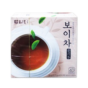 담터 보이차 40T 식품 > 커피/차 티/전통차 허브차/꽃차 마테차, 700mg, 40개입, 1개