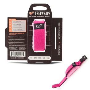 GRUV GEAR 프렛랩 스트링뮤터 FetWaps HD Pink, Small, 1개