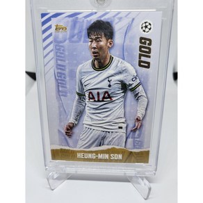 2022 Topps Gold UEFA 손흥민 Heung-Min EPL카드 축구카드, 1개