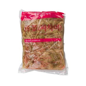 중찬명가 짜사이 1kg, 1개