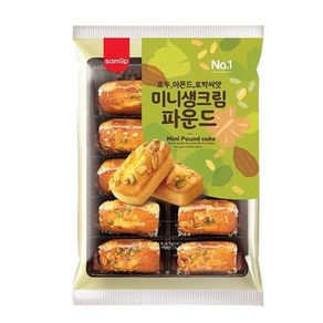 삼립 미니 생크림 파운드케익, 360g, 3개