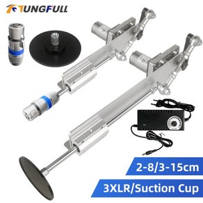 엑츄에이터 왕복 선형 추력 기계 흡입 컵 3XLR 커넥터 전기 텔레스코픽 극 감소 모터 액추에이터 12V 24V, 11) 3-15cm 90RPM - 12V, 1개