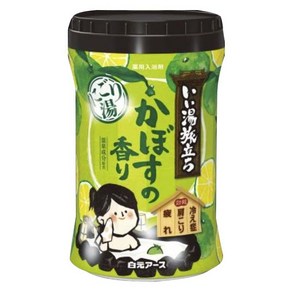 hakugen eath 좋은 온천 여행 니고리 탕 카보스 유자 향 보틀, 600g, 1개