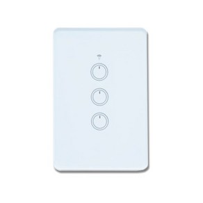 스마트빌 스마트 wifi iot 원격 제어 3구 화이트 스위치 2A(440W), 1개