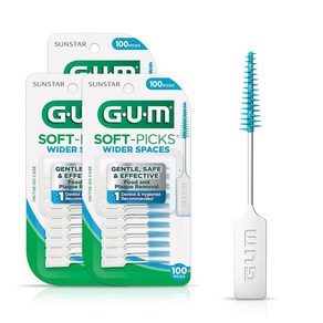 GUM 소프트픽 와이드 치간칫솔 100개입 3팩
