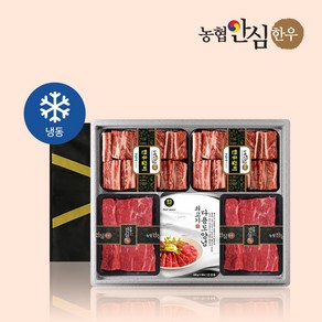 [농협안심한우] 한우 갈비정육세트 6호 2.8kg (찜갈비/양지), 1세트