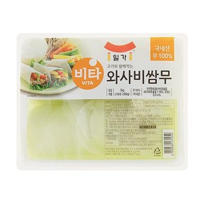 [푸른들마켓][일가집] 비타와사비쌈무(국산) 3kg, 1개