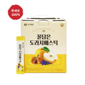 국산 벌꿀입힌 도라지 배스틱 환절기 목관리, 1박스, 10ml