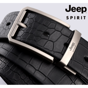 JEEPSPIRIT 정품 프리미엄 천연소가죽 벨트 OM18CD996BT0439 + 선물용벨트박스