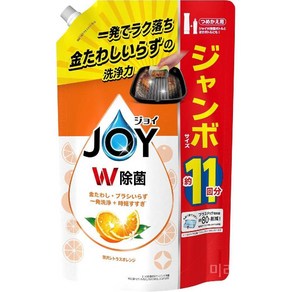 JOY W 살균 식기용 주방세제 오렌지 리필 1425mL